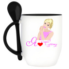 Кружка с ложкой