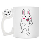 Кружка с футбольным мячиком