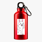 Металлическая бутылка 400 мл UV-DTF