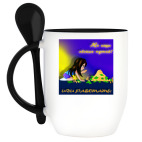 Кружка с ложкой