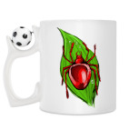 Кружка с футбольным мячиком