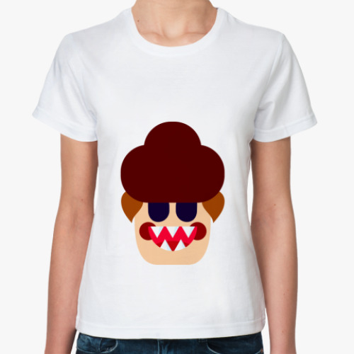 Классическая футболка с принтом Roma