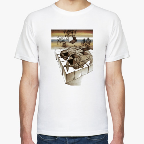 Футболка с принтом В поисках предка