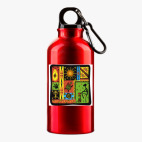 Металлическая бутылка 400 мл UV-DTF