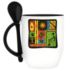 Кружка с ложкой