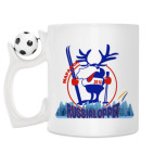 Кружка с футбольным мячиком