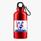 Металлическая бутылка 400 мл UV-DTF