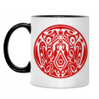 Кружка двухцветная