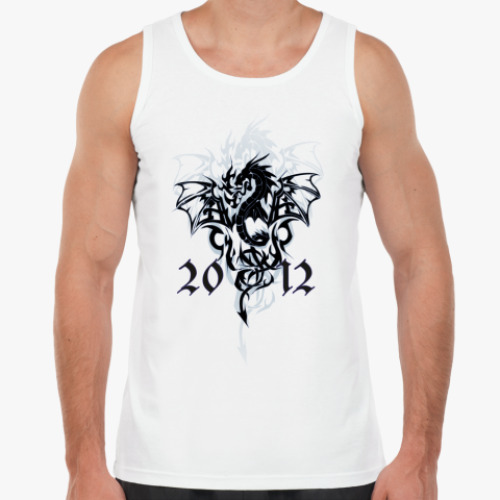 Майка с принтом Симпатичный дракон