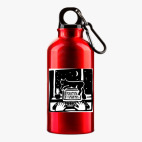 Металлическая бутылка 400 мл UV-DTF