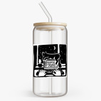 Банка с бамбуковой крышкой