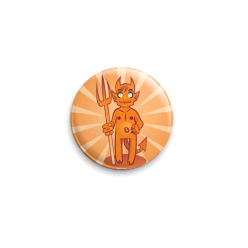 Значок 25мм дьяволёнок