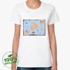 Женская футболка органик