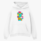 Толстовка худи оверсайз