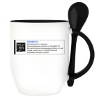 Кружка с ложкой