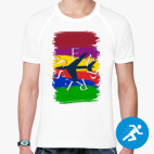 Мужская спортивная футболка