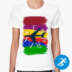 Женская спортивная футболка