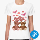 Женская спортивная футболка