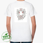 Женская футболка органик