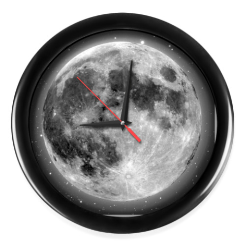 Настенные часы Луна в иллюминаторе