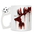 Кружка с футбольным мячиком