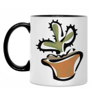 Кружка двухцветная