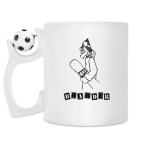 Кружка с футбольным мячиком