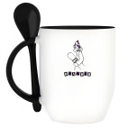 Кружка с ложкой