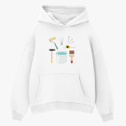 Толстовка худи оверсайз