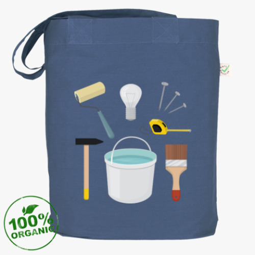 Сумка шоппер с принтом Мужской ридикюль