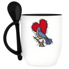 Кружка с ложкой