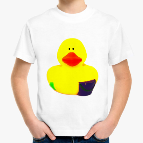 Детская футболка с принтом Уточка