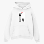 Толстовка худи оверсайз