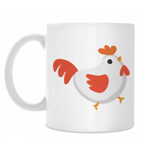 Кружка с принтом Год петуха