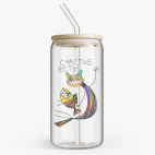 Банка с бамбуковой крышкой