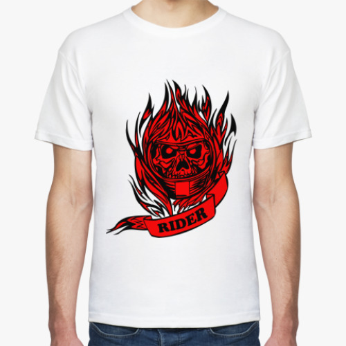 Футболка с принтом Ghost rider