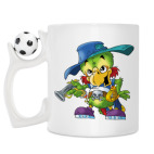 Кружка с футбольным мячиком