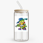 Банка с бамбуковой крышкой