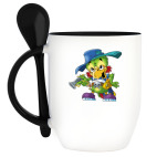 Кружка с ложкой