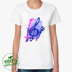 Женская футболка органик