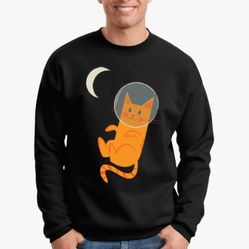 Свитшот Кот-Космонавт