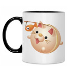 Кружка двухцветная