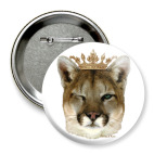 Значок 75 мм Пума