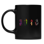 Кружка цветная UV-DTF