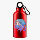 Металлическая бутылка 400 мл UV-DTF