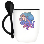 Кружка с ложкой