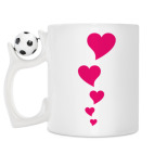 Кружка с футбольным мячиком