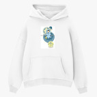 Толстовка худи оверсайз