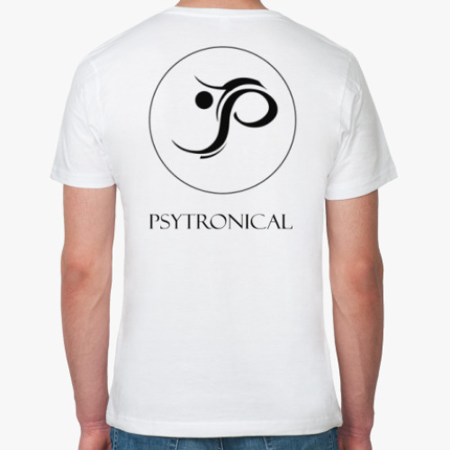 Футболка из органик-хлопка с принтом Psytronical
