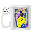 Кружка с футбольным мячиком